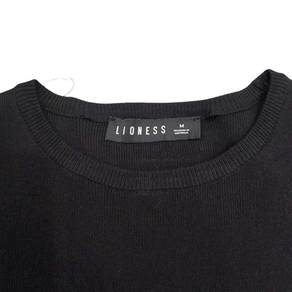 Lioness Black Military Minds Ruched Mini Dress Long Sleeve Bodycon Women… - Picture 13 of 17